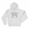 Cheers Maus Cocktail Friends Unisex Hoodie White
