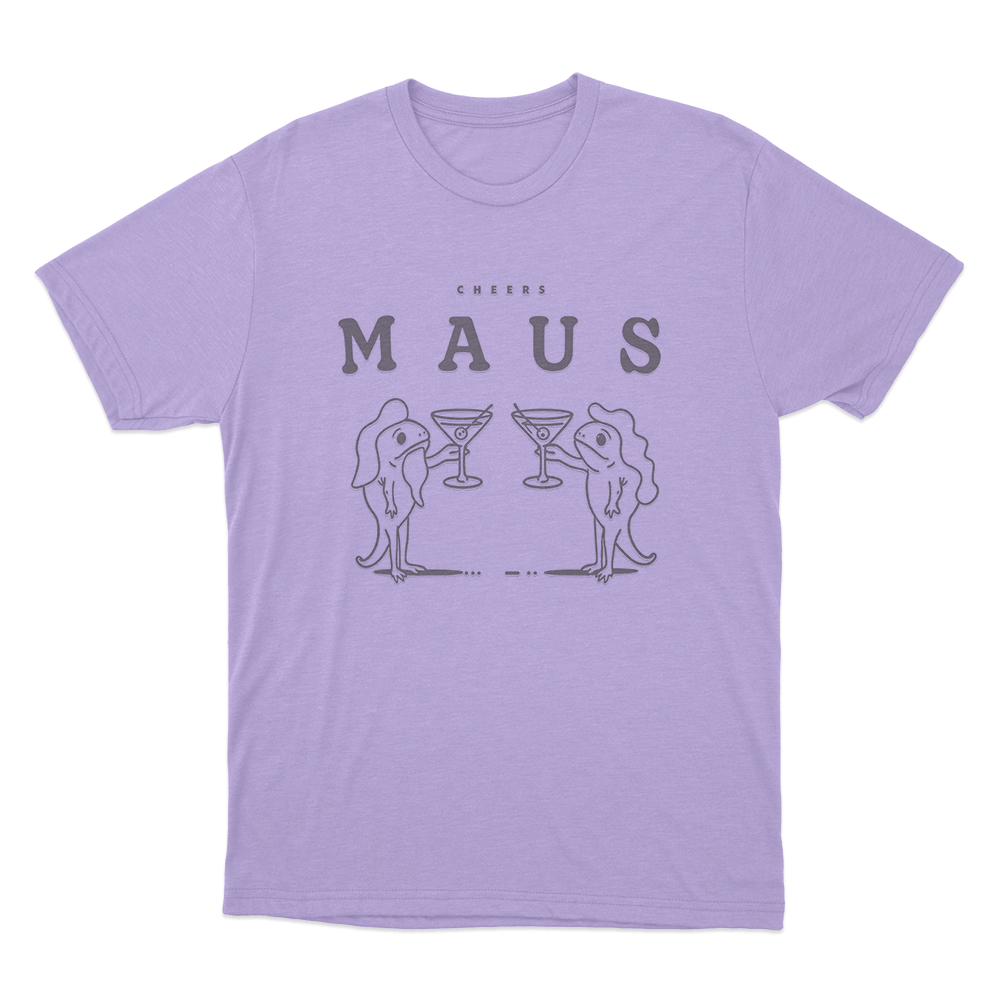 Cheers Maus Cocktail Friends Unisex T Shirt Purple Cheers Maus Cocktail Friends Unisex T Shirt Purple