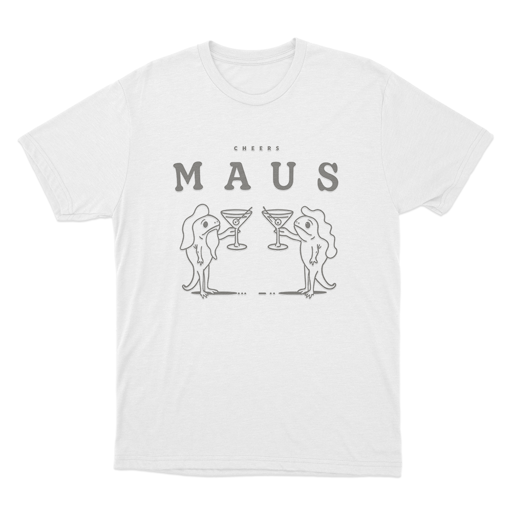 Cheers Maus Cocktail Friends Unisex T Shirt White Cheers Maus Cocktail Friends Unisex T Shirt White