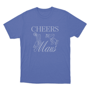 Cheers Maus Cocktail Toast Unisex T Shirt Blue