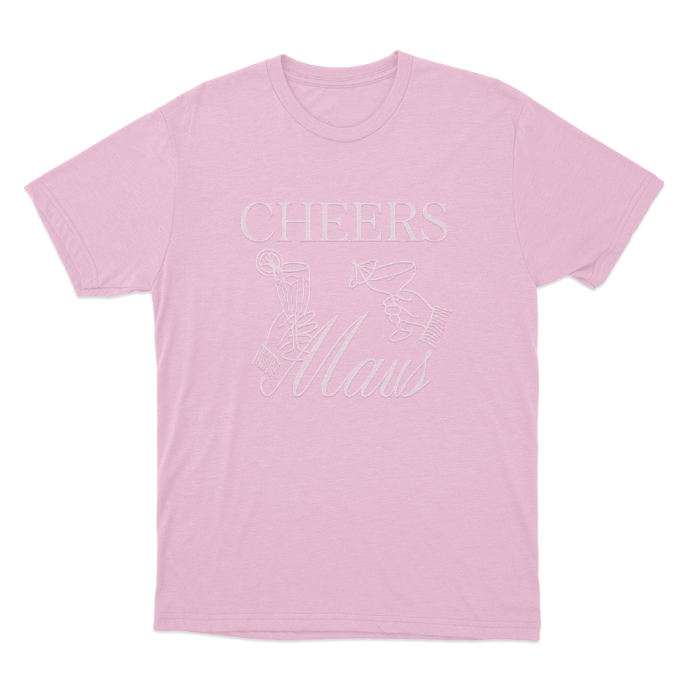 Cheers Maus Cocktail Toast Unisex T Shirt Pink Cheers Maus Cocktail Toast Unisex T Shirt Pink