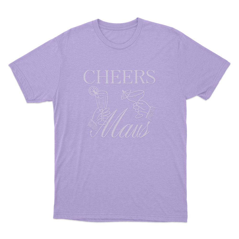 Cheers Maus Cocktail Toast Unisex T Shirt Purple Cheers Maus Cocktail Toast Unisex T Shirt Purple