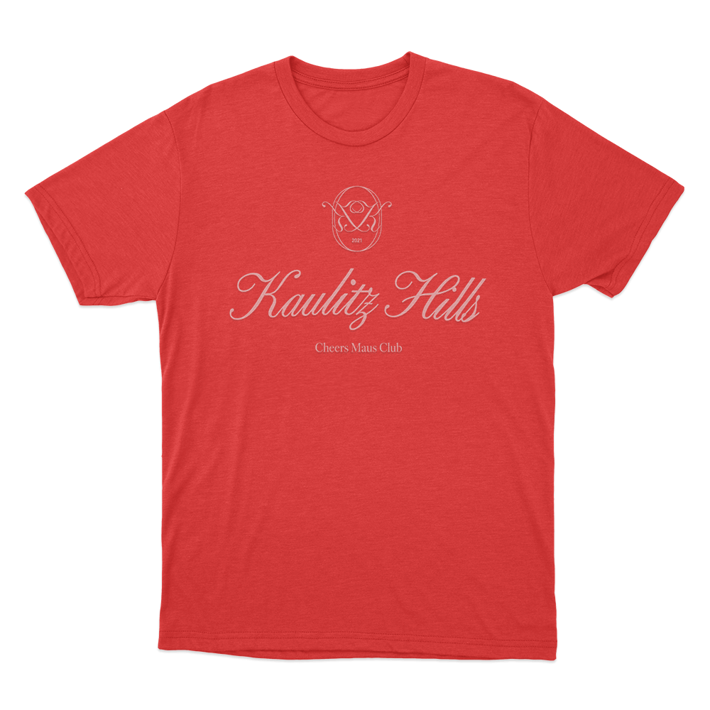 Kaulitz Hills Cheers Maus Club Unisex T Shirt Red Kaulitz Hills Cheers Maus Club Unisex T Shirt Red