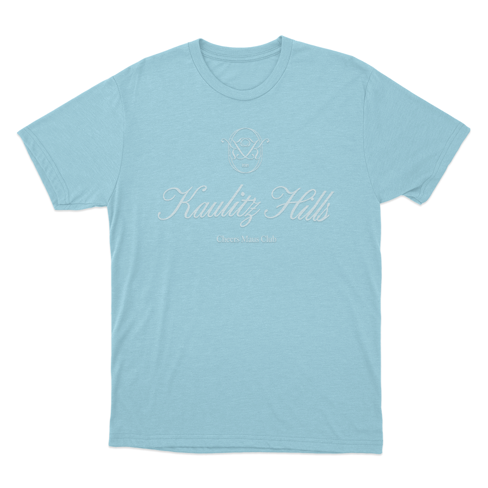 Kaulitz Hills Cheers Maus Club Unisex T Shirt Sky Blue Kaulitz Hills Cheers Maus Club Unisex T Shirt Sky Blue