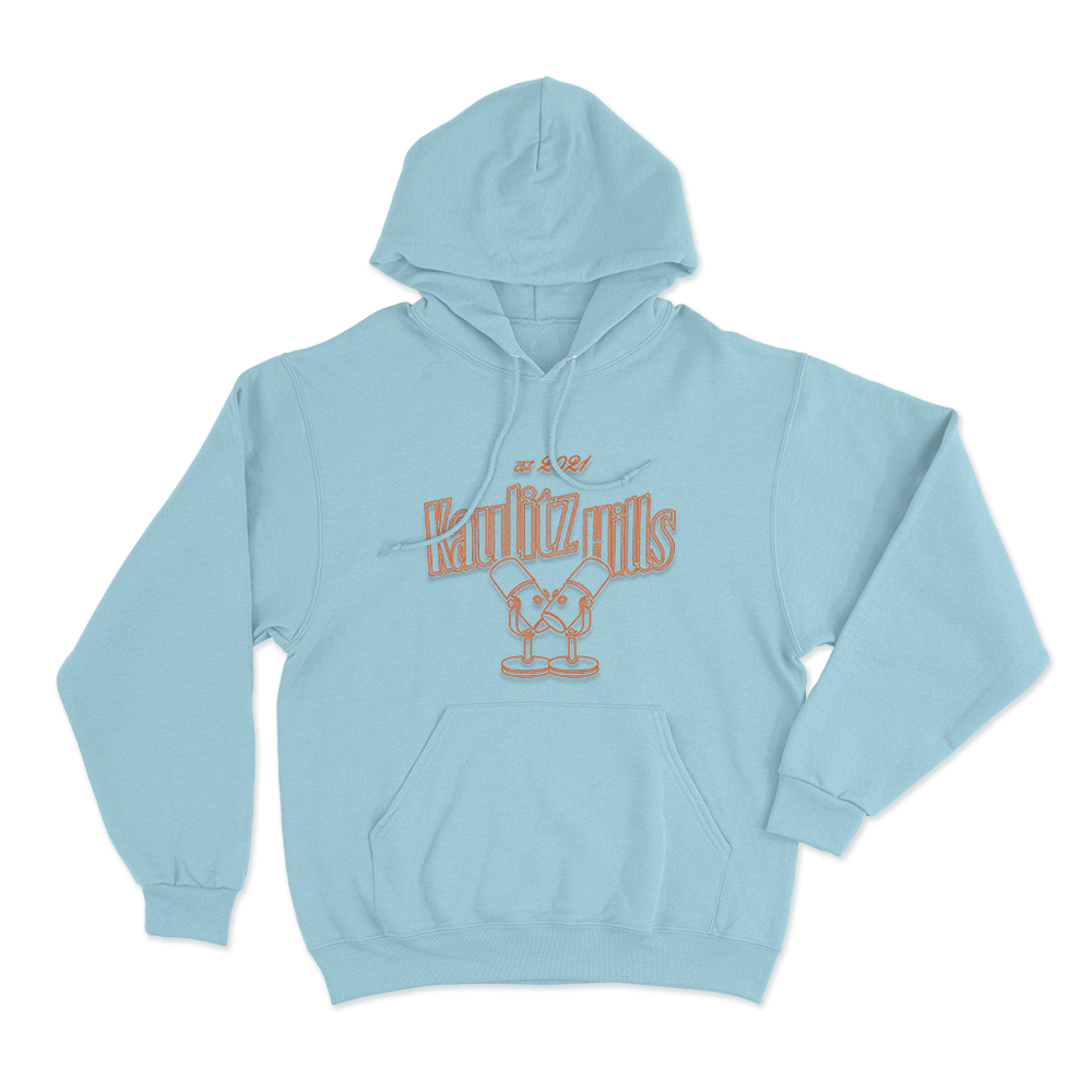 Kaulitz Hills Est. 2021 Podcast Unisex Hoodie Sky Blue Kaulitz Hills Est. 2021 Podcast Unisex Hoodie Sky Blue