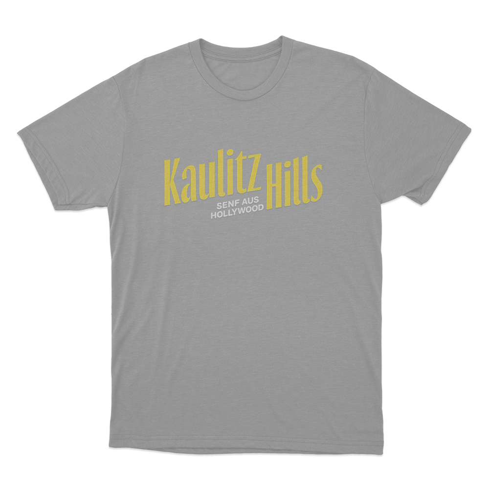Kaulitz Hills Senf Aus Hollywood Unisex T Shirt Grey Kaulitz Hills Senf Aus Hollywood Unisex T Shirt Grey