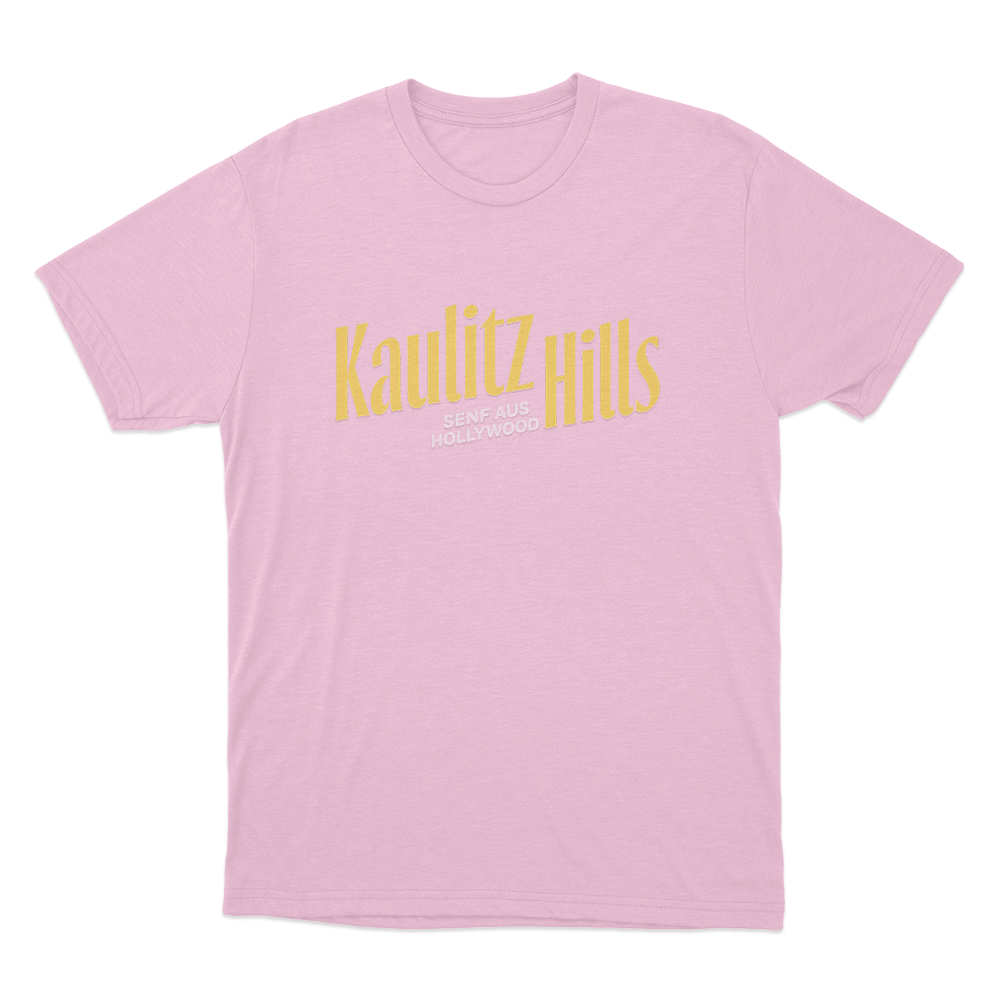 Kaulitz Hills Senf Aus Hollywood Unisex T Shirt Pink Kaulitz Hills Senf Aus Hollywood Unisex T Shirt Pink
