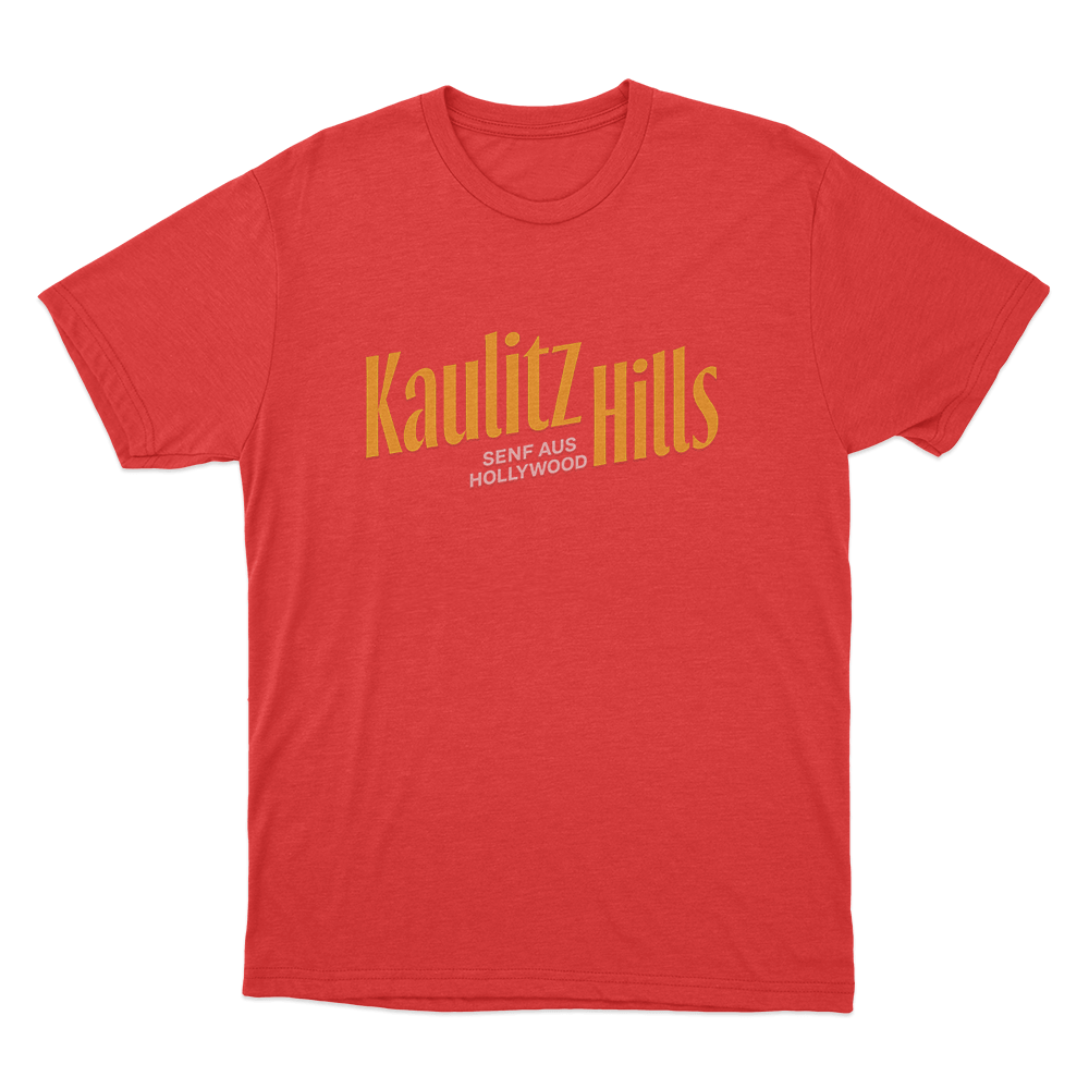 Kaulitz Hills Senf Aus Hollywood Unisex T Shirt Red Kaulitz Hills Senf Aus Hollywood Unisex T Shirt Red