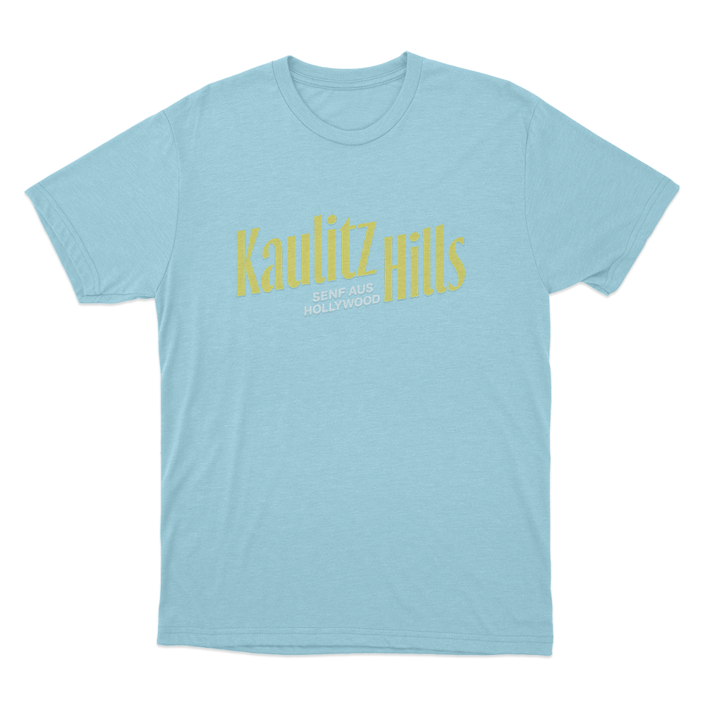 Kaulitz Hills Senf Aus Hollywood Unisex T Shirt Sky Blue Kaulitz Hills Senf Aus Hollywood Unisex T Shirt Sky Blue