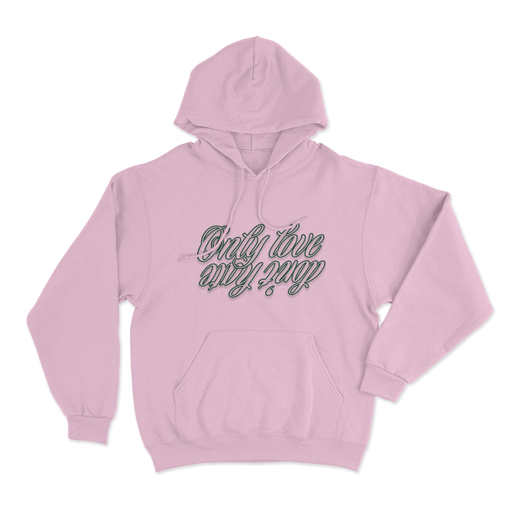 Only Love My Way Unisex Hoodie Pink Only Love My Way Unisex Hoodie Pink