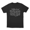 Was Ich Nicht Weis Macht Mich Nicht Heis Unisex T Shirt Black 1